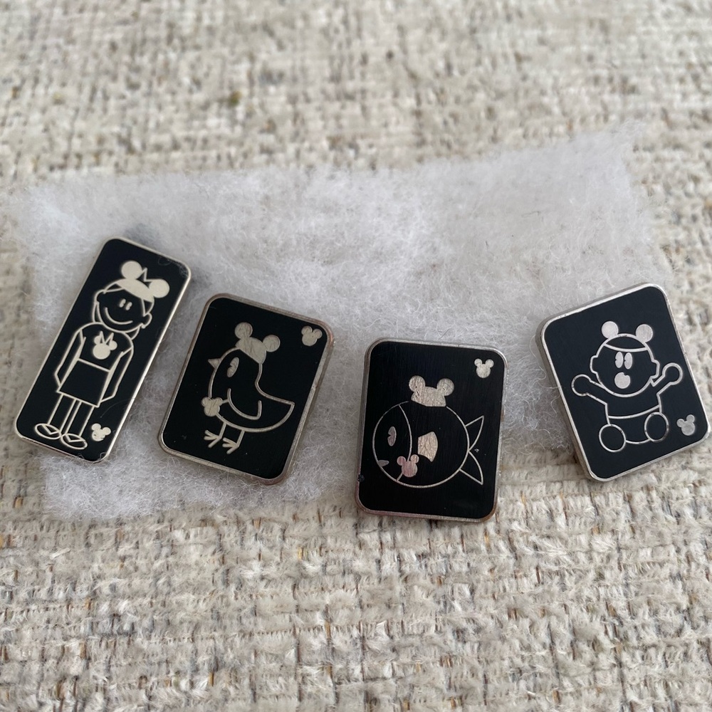 Disney trading pins characters with Mickey hat ears